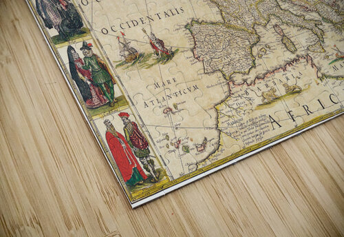 Old Map 105 TOPARTGALLERY puzzle