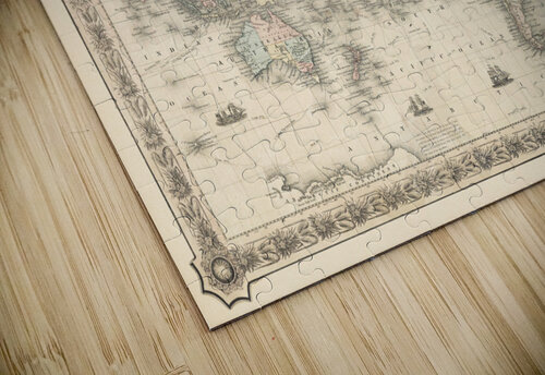 Vintage Maps  35 TOPARTGALLERY puzzle