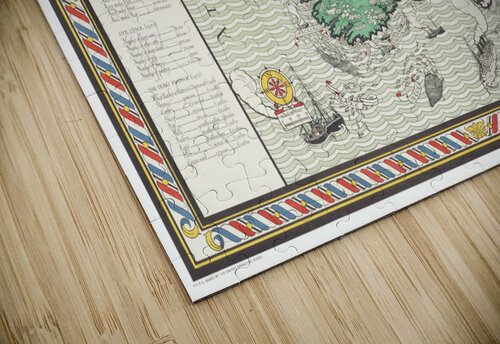 Vintage Maps  92 TOPARTGALLERY puzzle