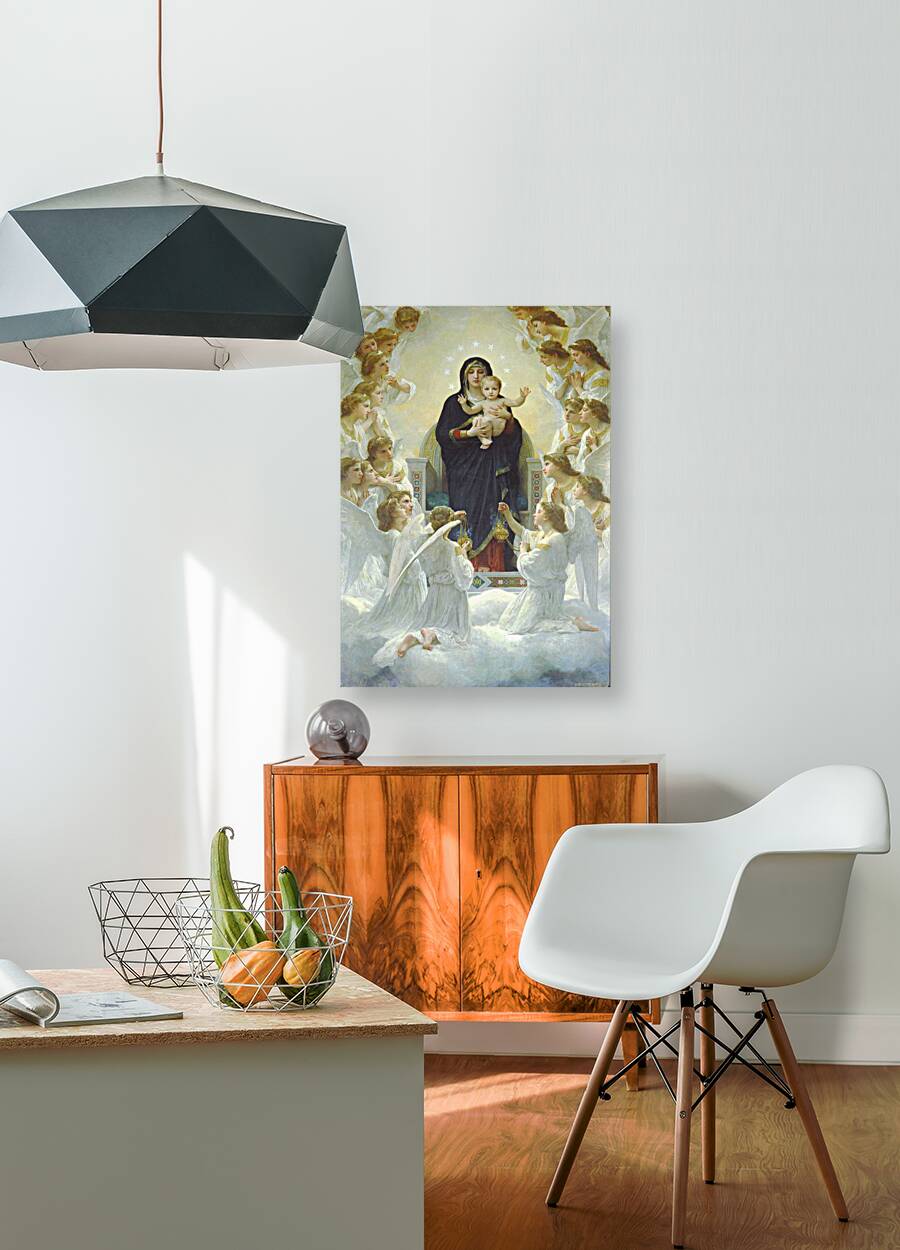 William  Adolphe  Bouguereau 1825 1905  Regina  Angelorum Reproduction