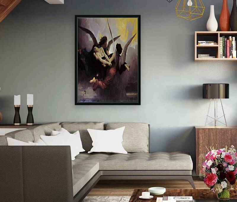 William  Adolphe  Bouguereau 1825 1905  Soul  Carried  to  Heaven Reproduction