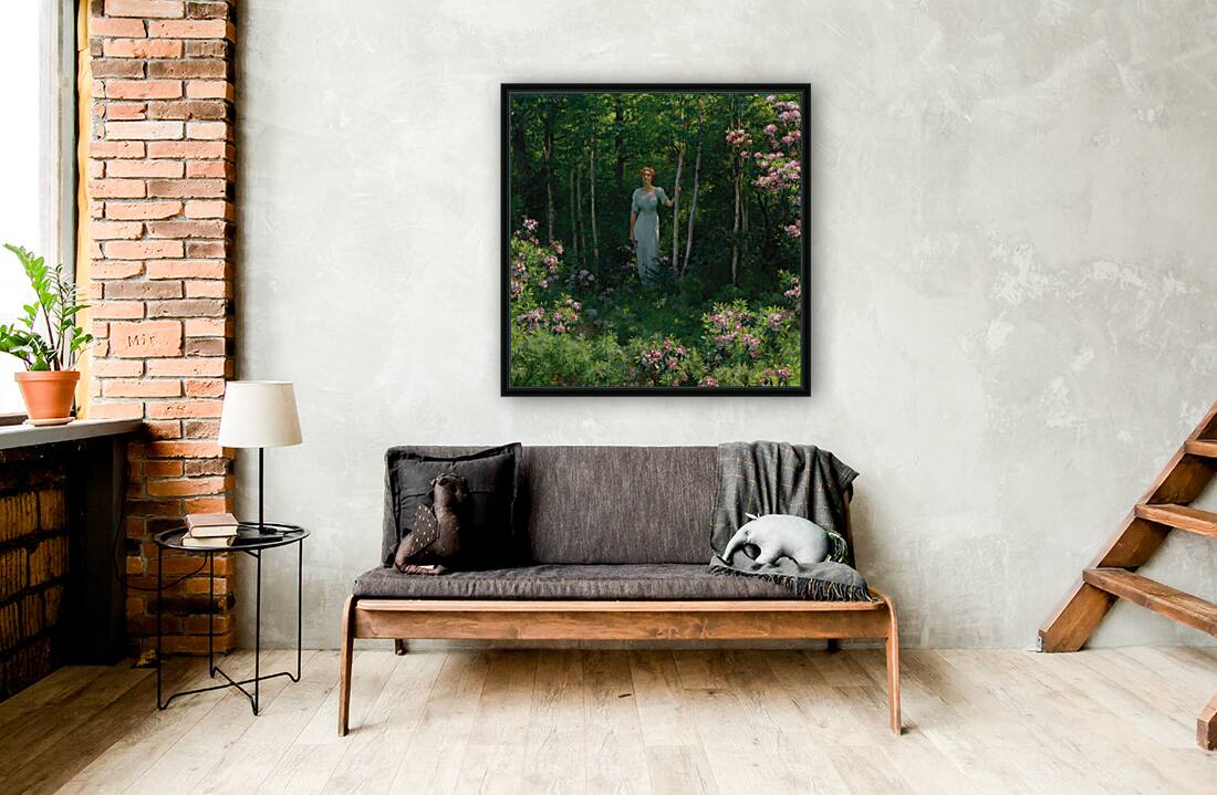 Charles Courtney Curran 1861 1942 The Edge Of The Woods  1912  Reproduction