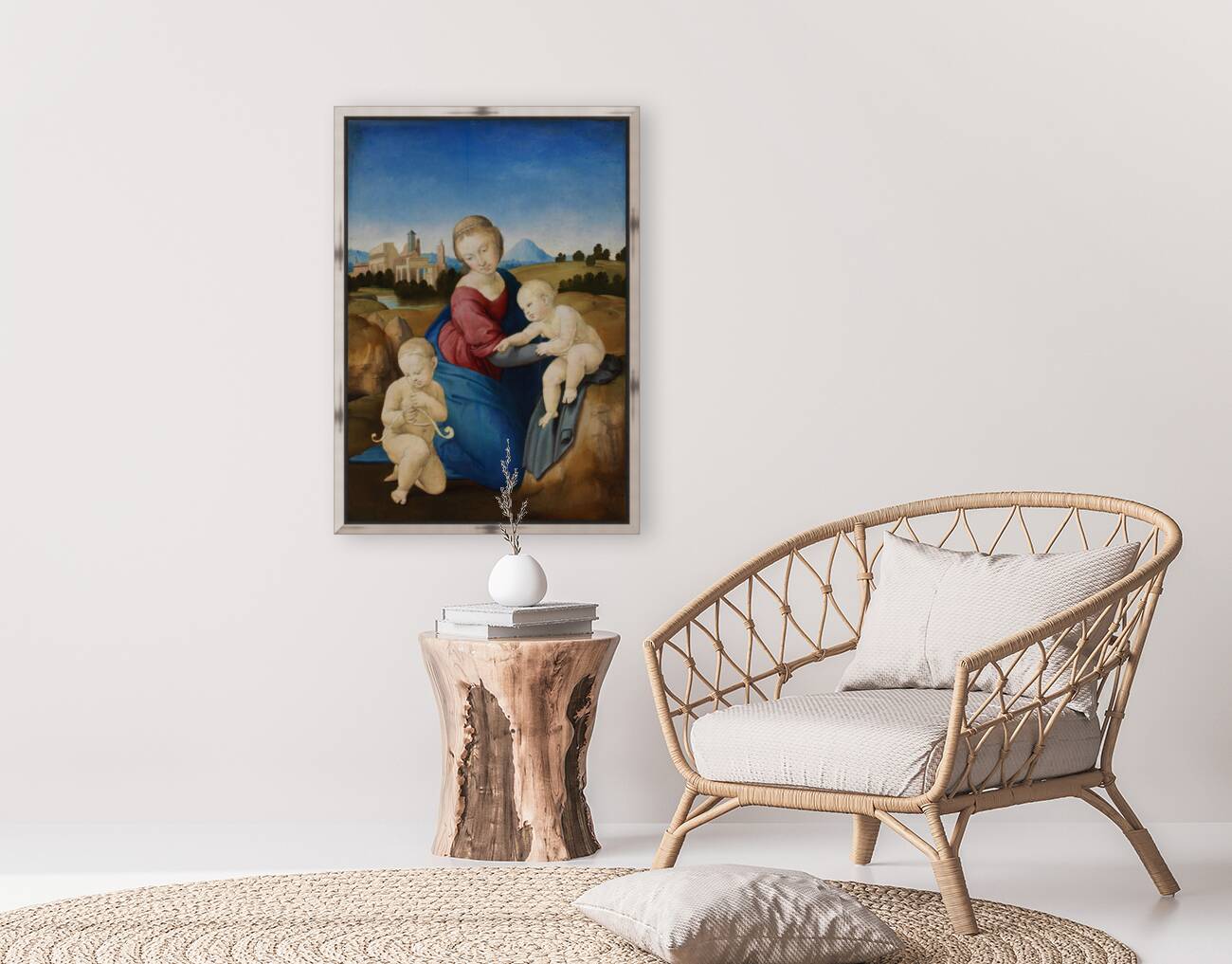 Raphael 1483 1520 Madonna and Child with the Infant Saint John Reproduction