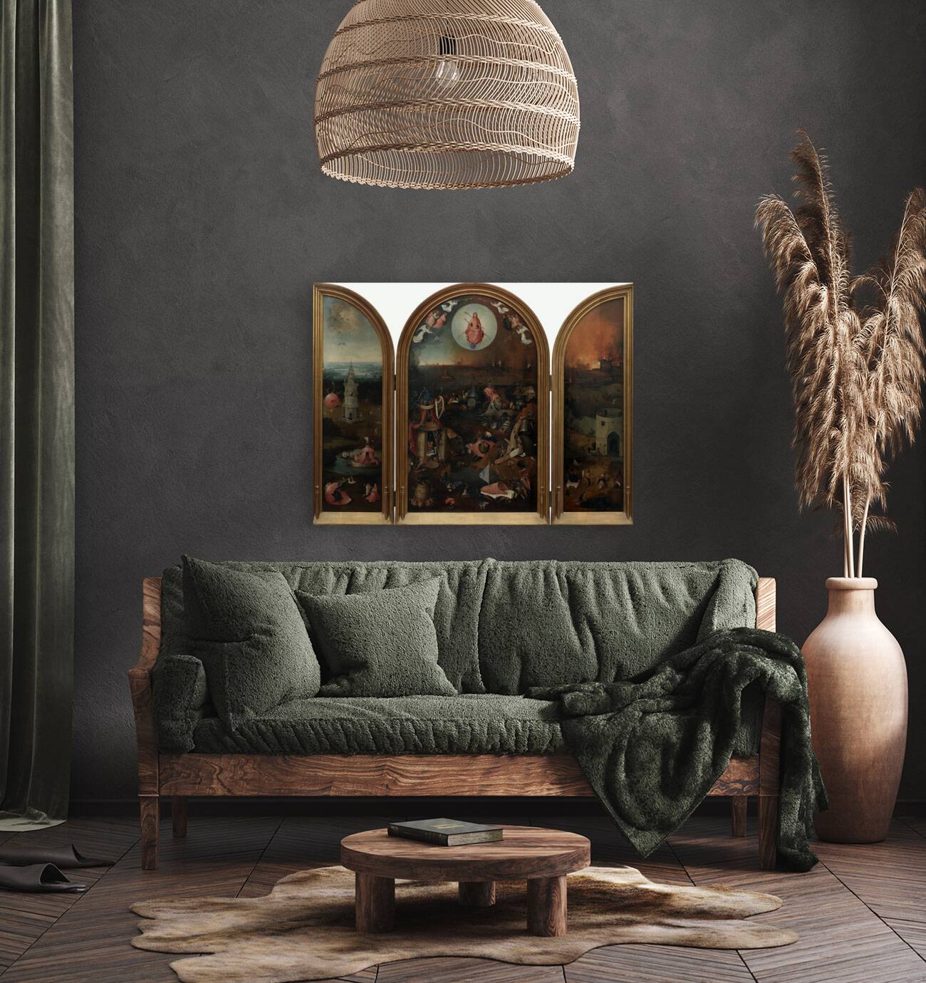 Hieronymus Bosch 1450 1516 The Last Judgment 1486 triptych Reproduction