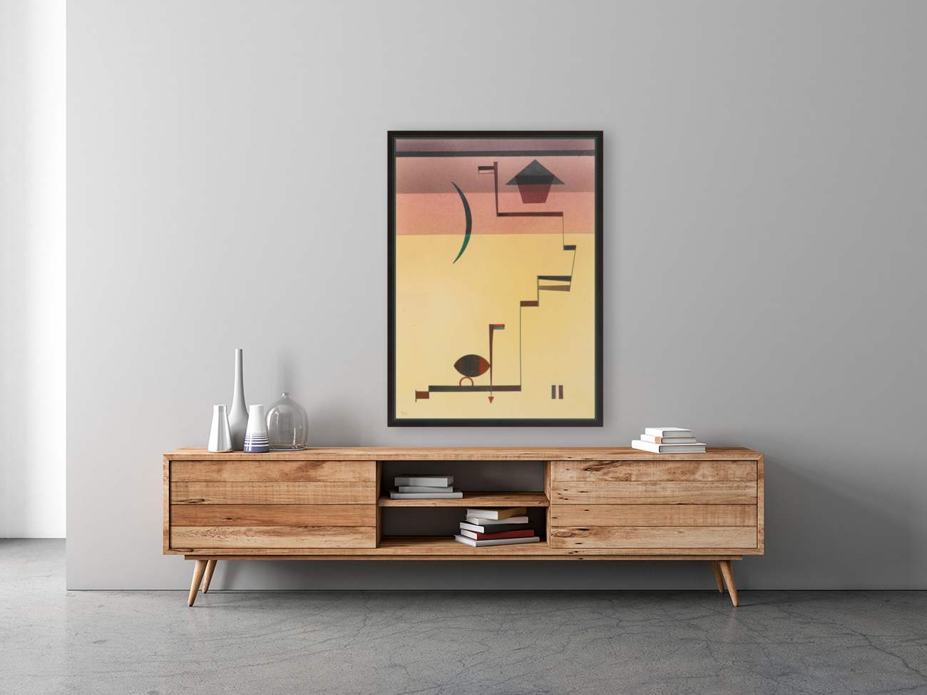 Kandinsky 1866 1944 Eckig Angular 1931 Reproduction