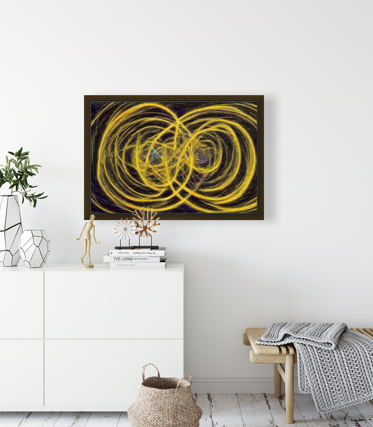 AI art albert einstein inspired relativity Reproduction