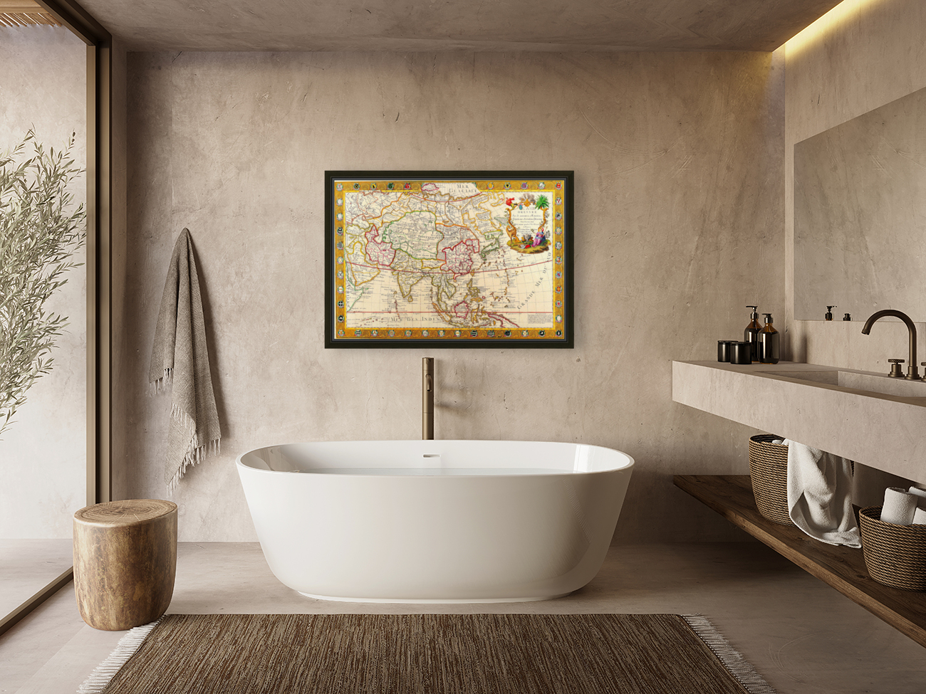 Old Map 33 Reproduction