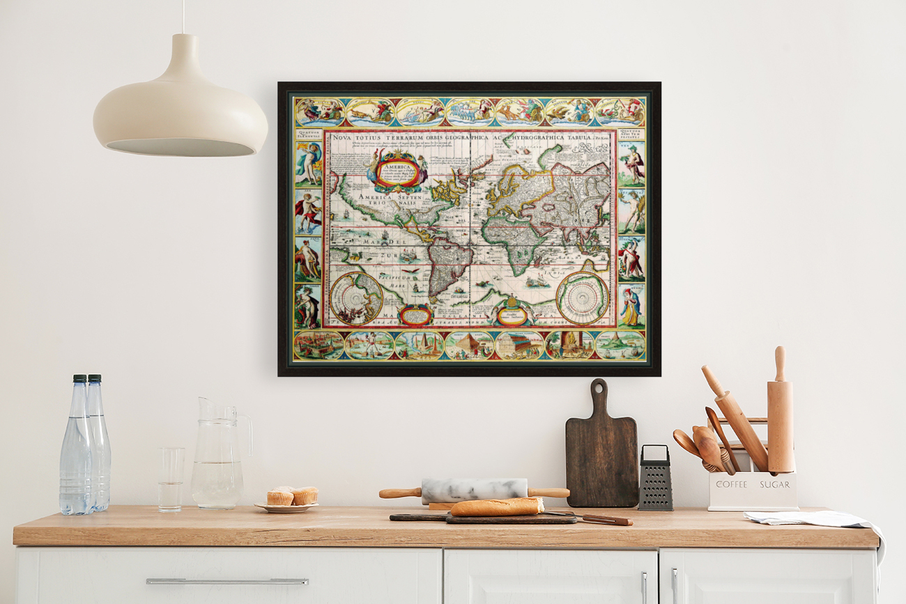 Old Map 30 Reproduction