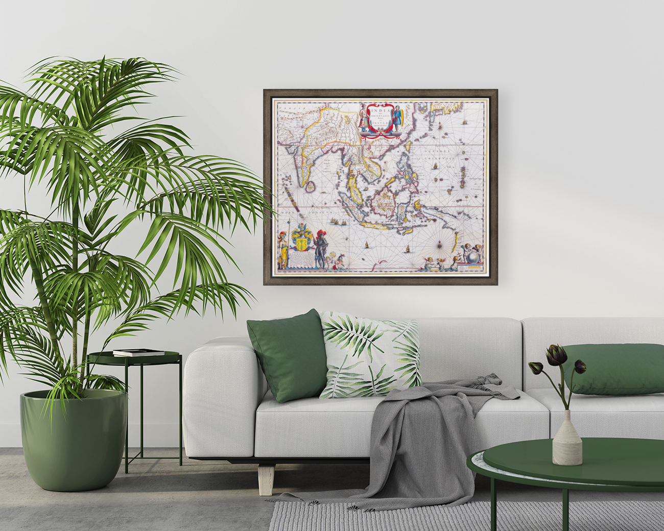 Old Map 53 Reproduction
