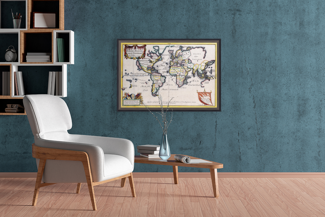 Old Map 54 Reproduction