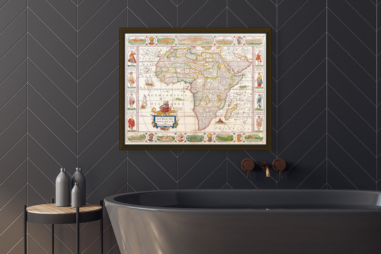 Old Map 75 Reproduction