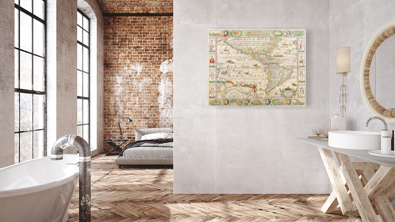 Old Map 77 Reproduction