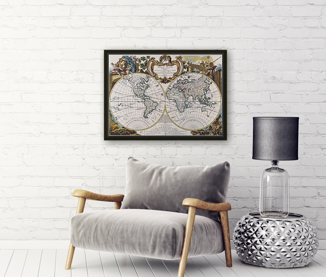 Old Map 68 Reproduction