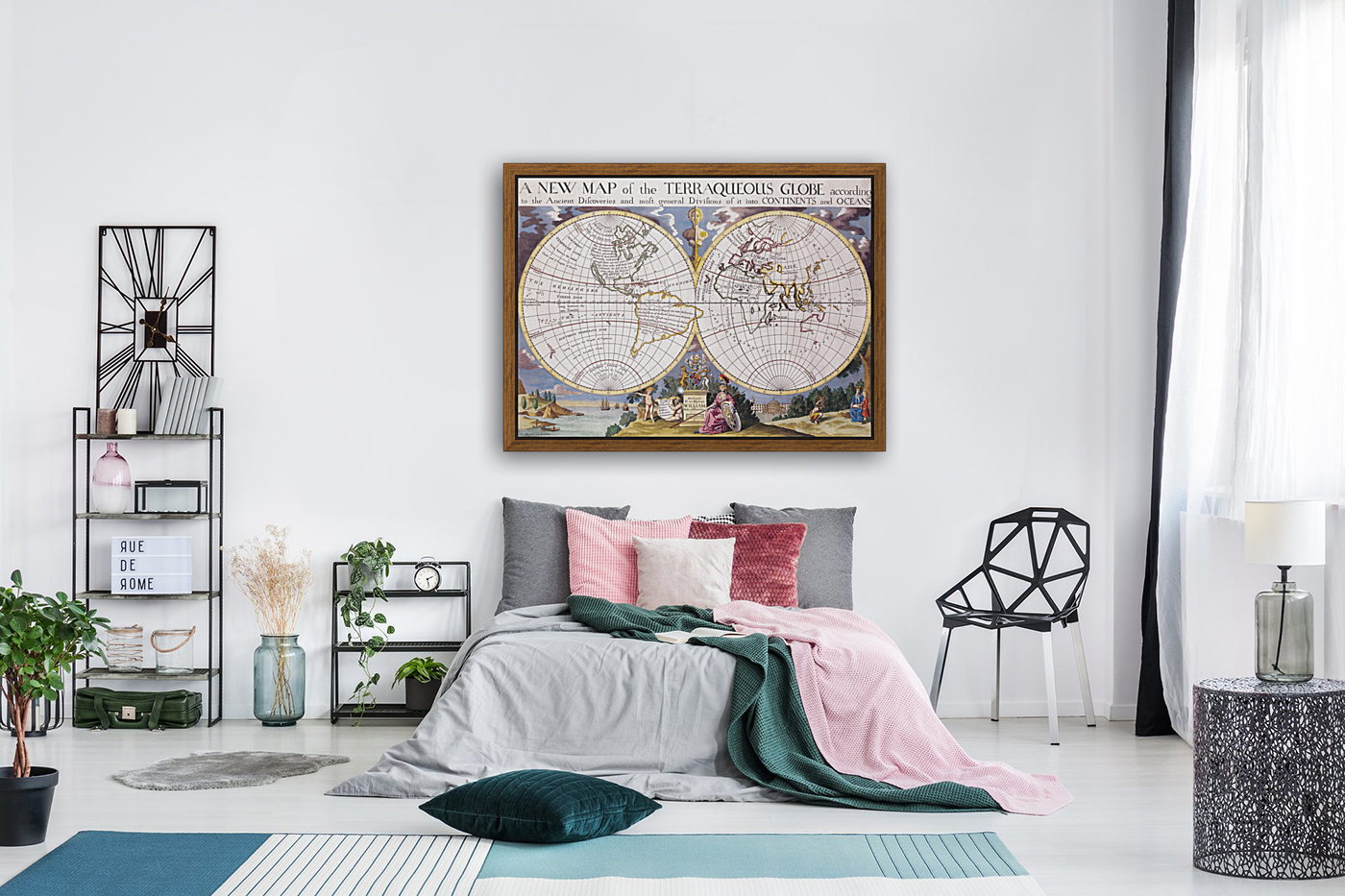 Old Map 61 Reproduction