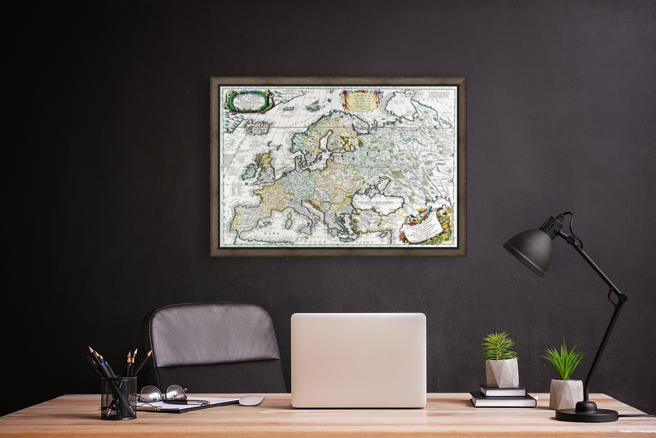 Old Map 62 Reproduction
