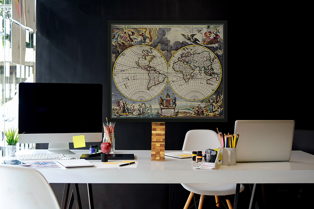 Old Map 66 Reproduction