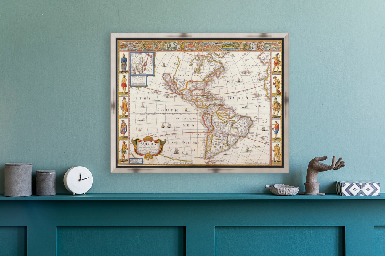 Old Map 67 Reproduction