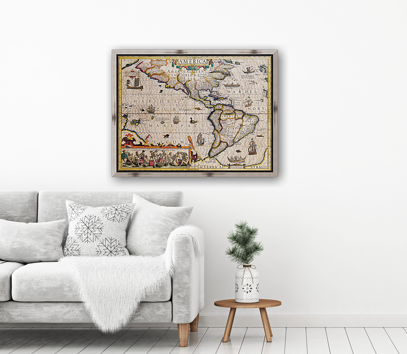 Old Map 78 Reproduction