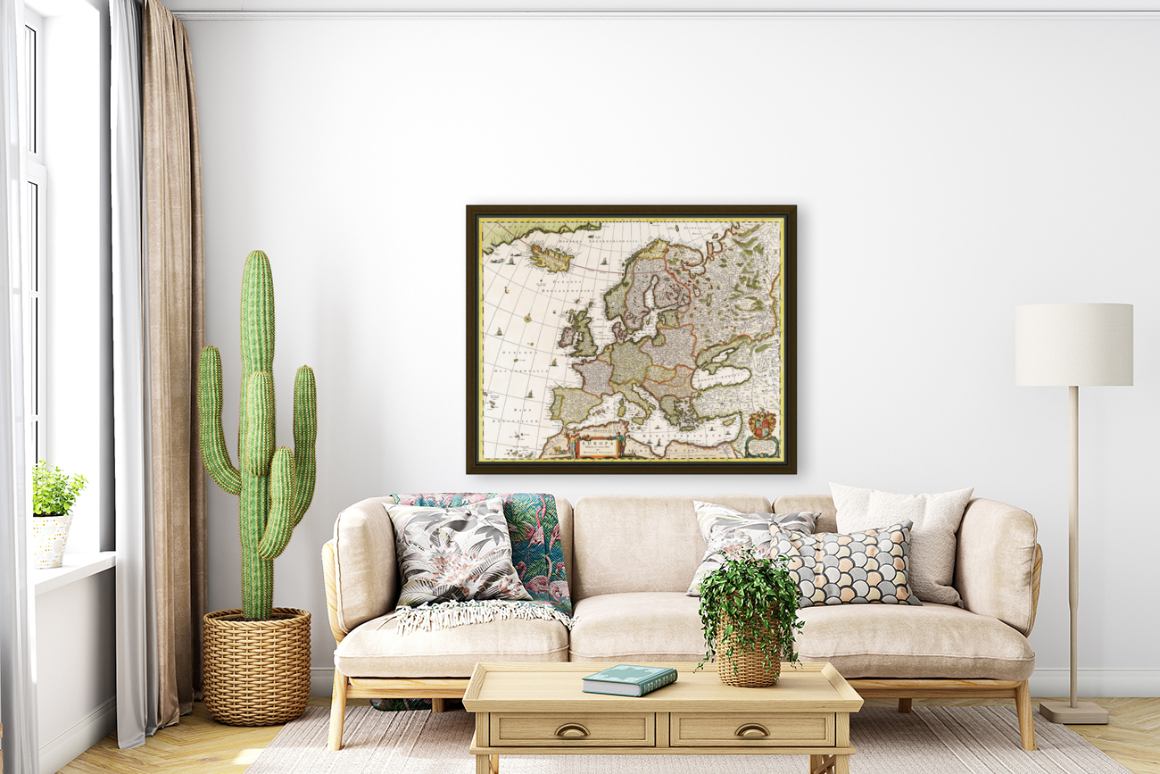 Old Map 73 Reproduction
