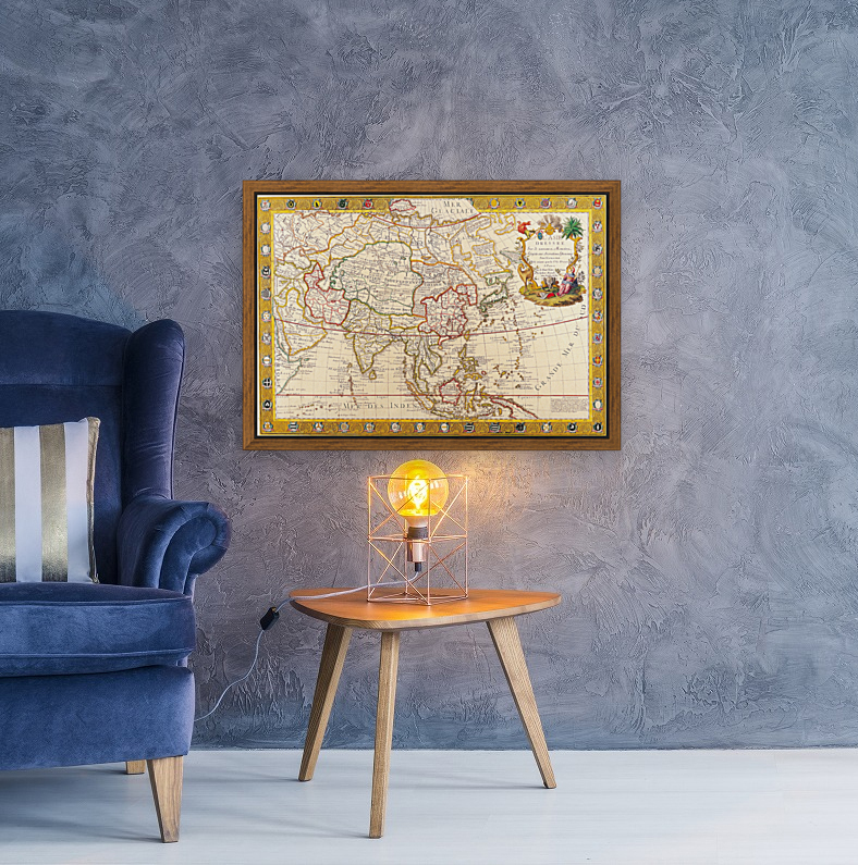Old Map 96 Reproduction