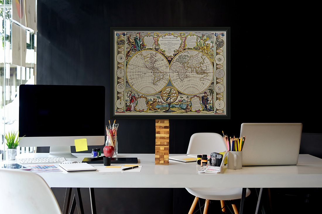Old Map 82 Reproduction