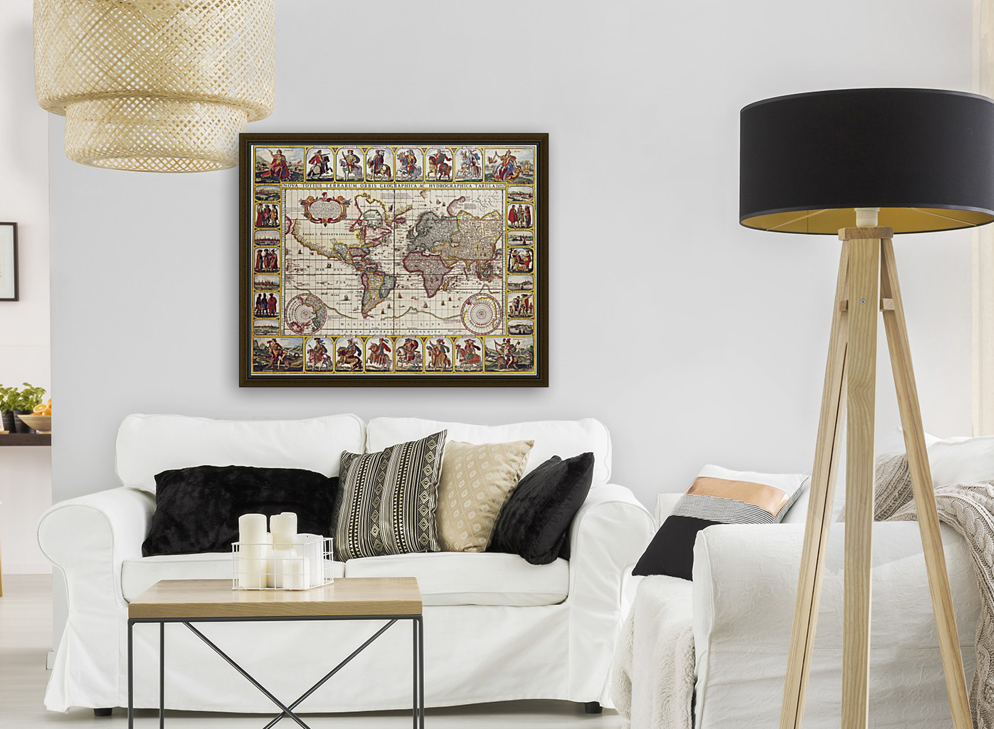 Old Map 83 Reproduction