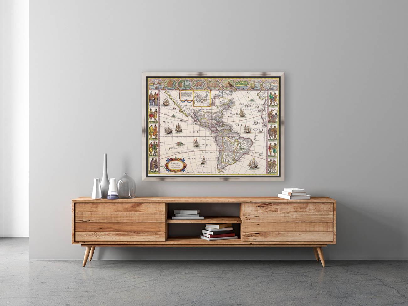 Old Map 80 Reproduction
