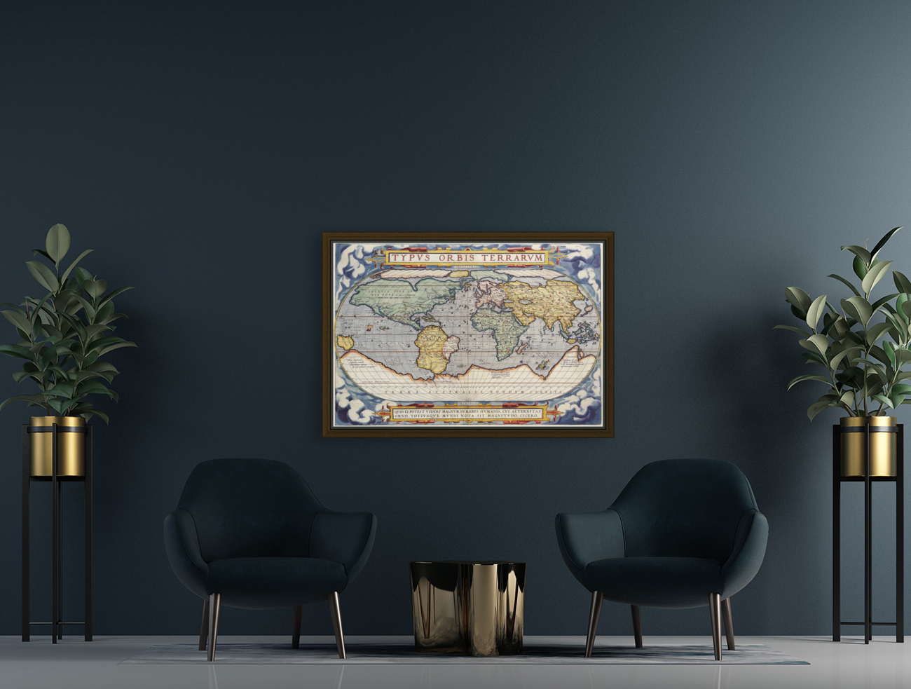 Old Map 98 Reproduction