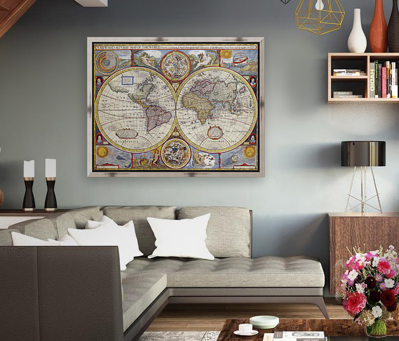 Old Map 91 Reproduction