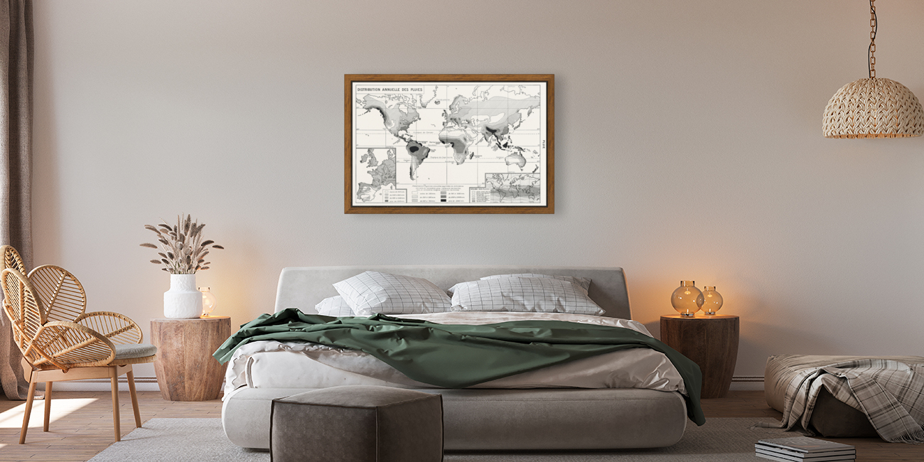 Vintage Maps  3 Reproduction