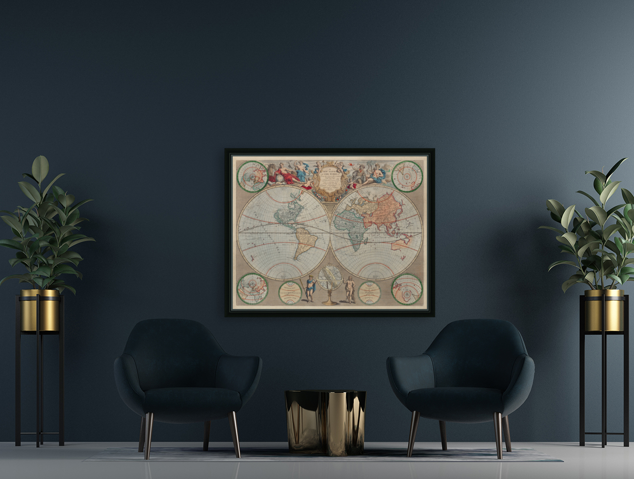 Vintage Maps  19 Reproduction