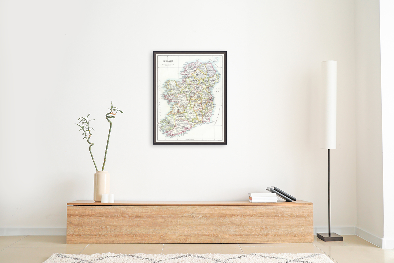 Vintage Maps  7 Reproduction