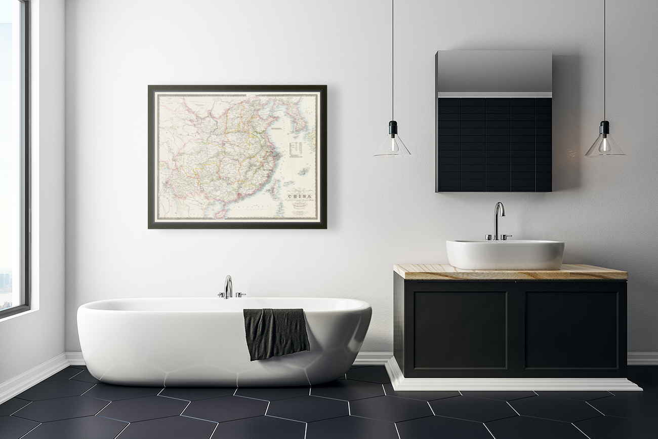 Vintage Maps  37 Reproduction