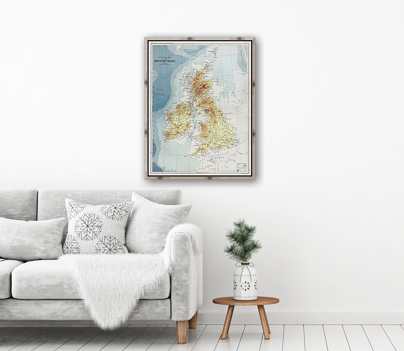 Vintage Maps  8 Reproduction