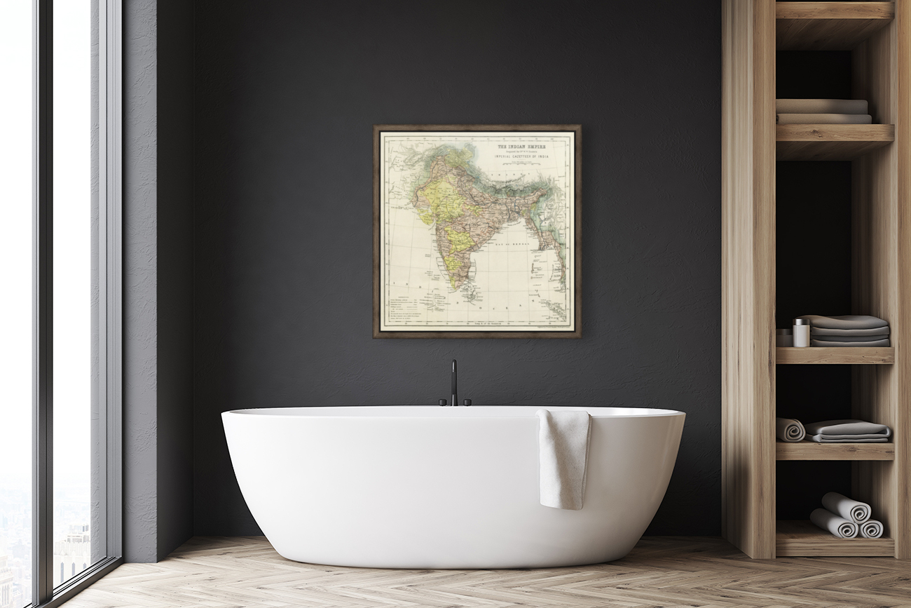 Vintage Maps  45 Reproduction