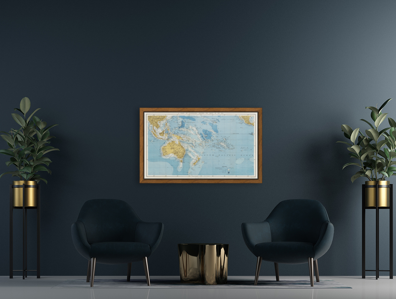 Vintage Maps  30 Reproduction