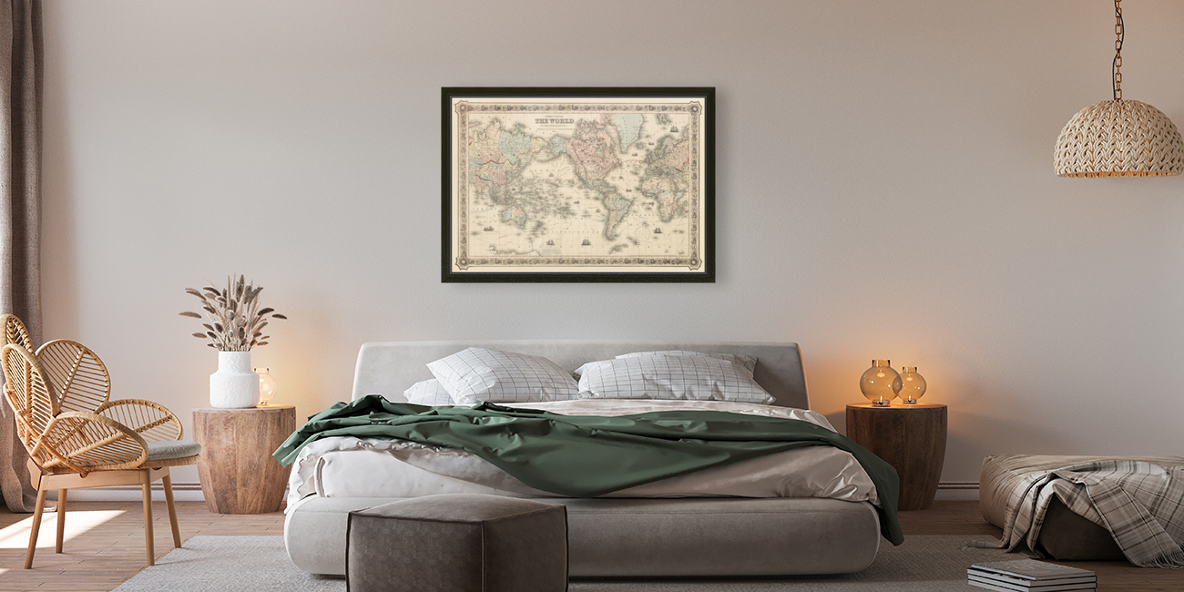 Vintage Maps  35 Reproduction