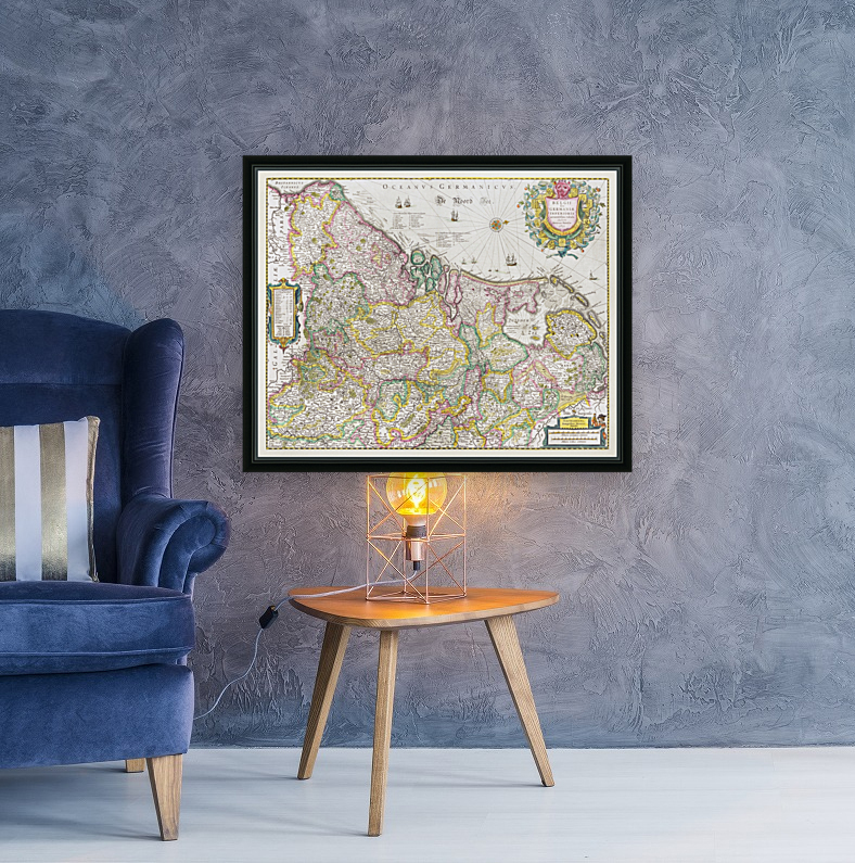 Vintage Maps  32 Reproduction