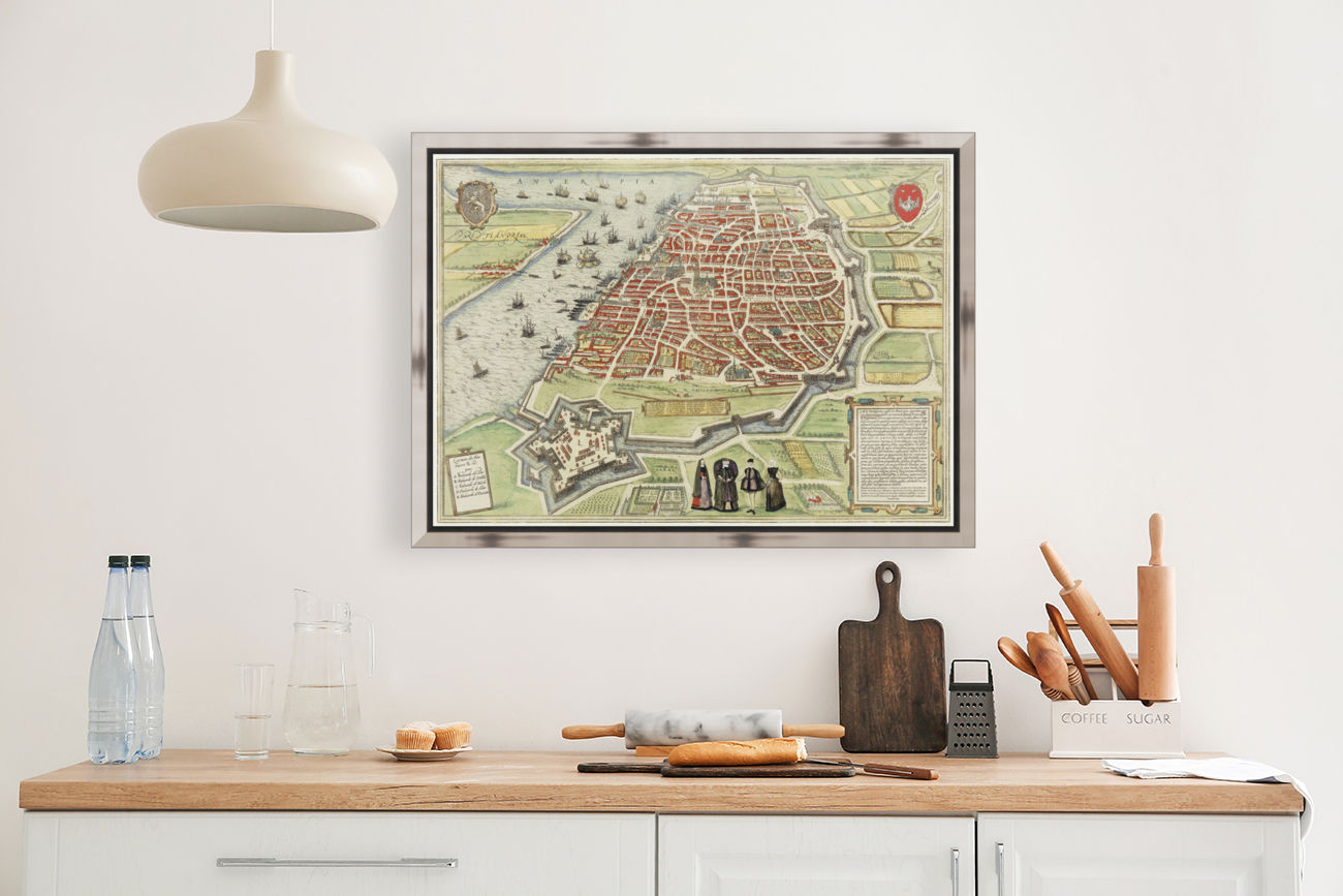 Vintage Maps  10 Reproduction