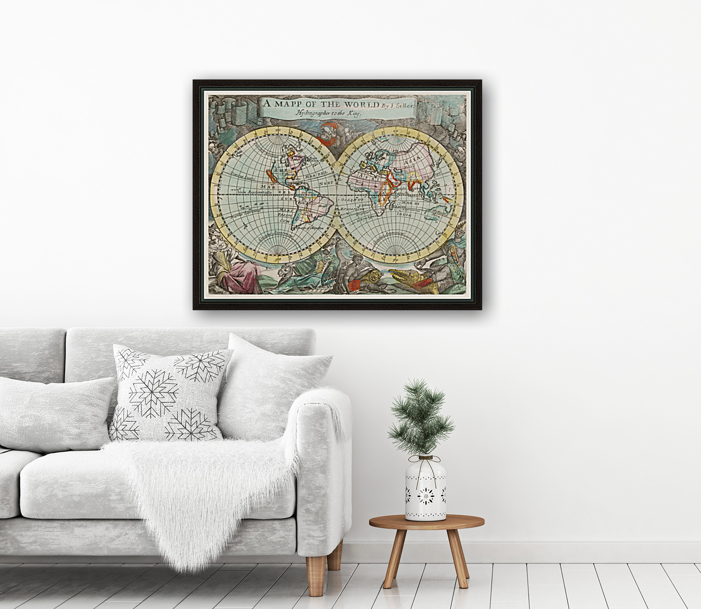 Vintage Maps  67 Reproduction