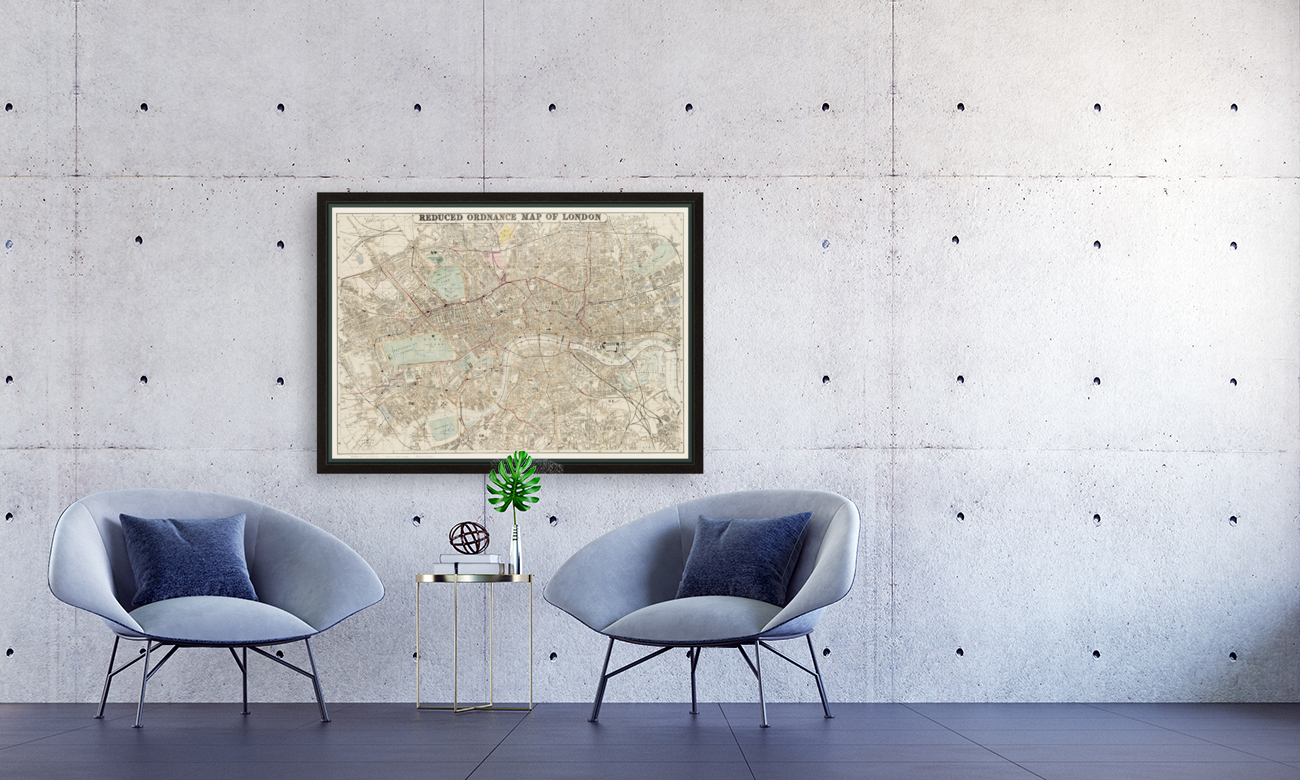 Vintage Maps  53 Reproduction