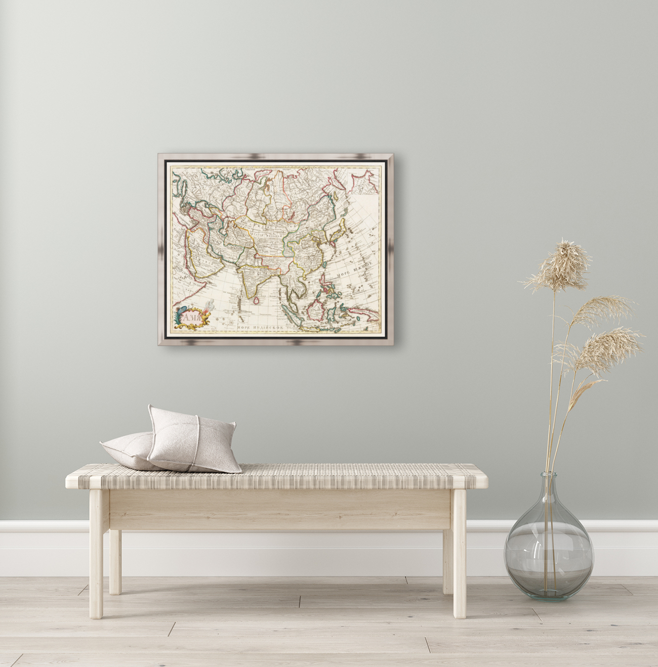 Vintage Maps  94 Reproduction
