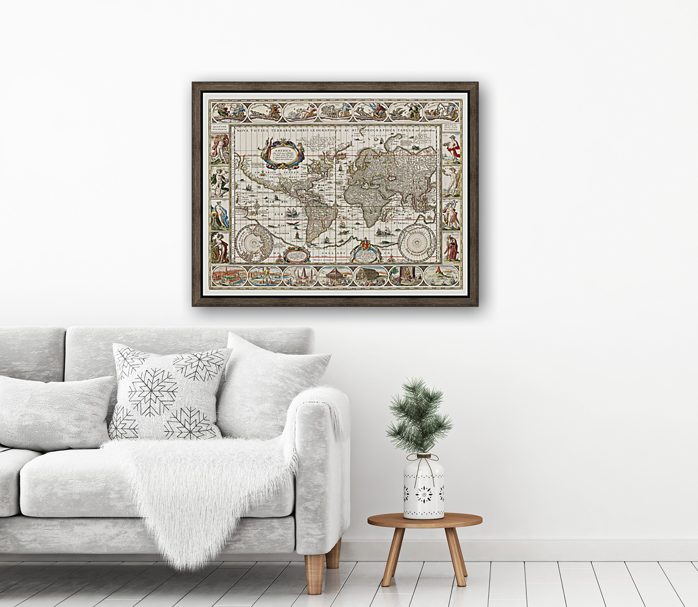 Vintage Maps  98 Reproduction