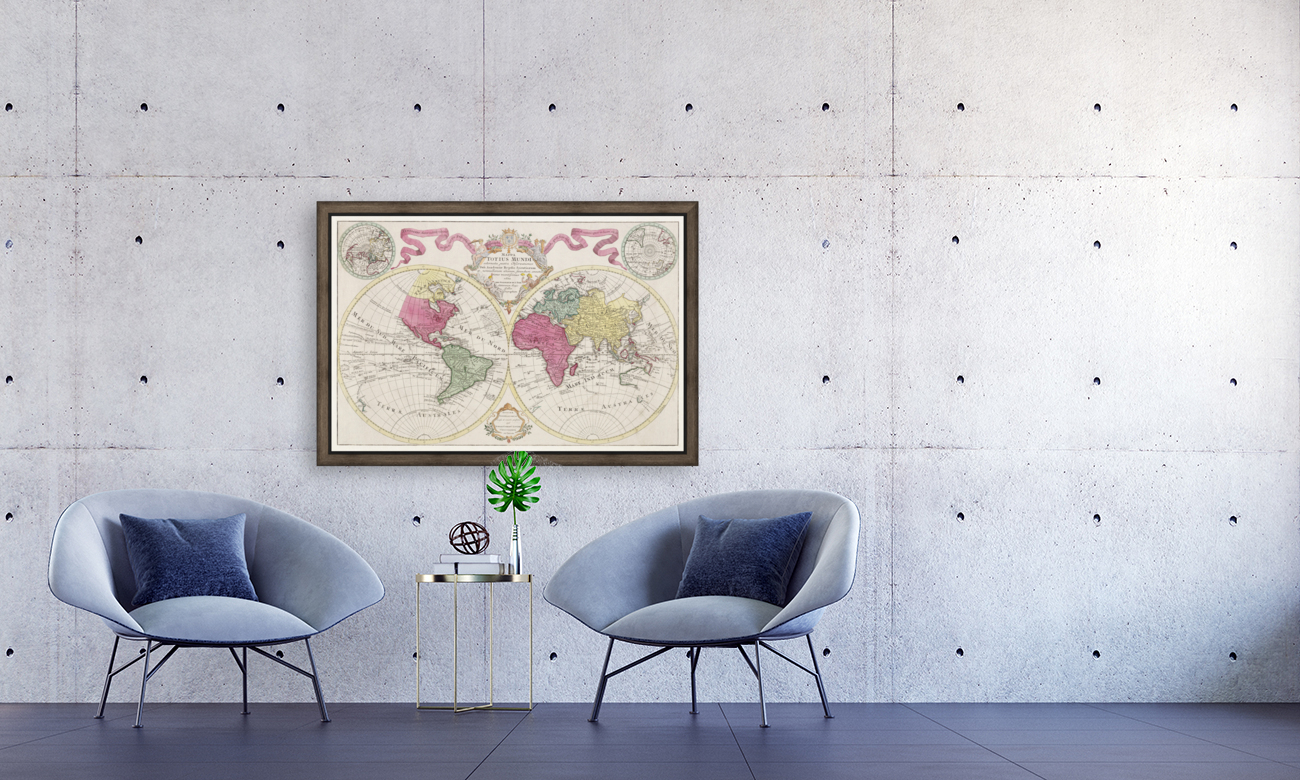 Vintage Maps  96 Reproduction