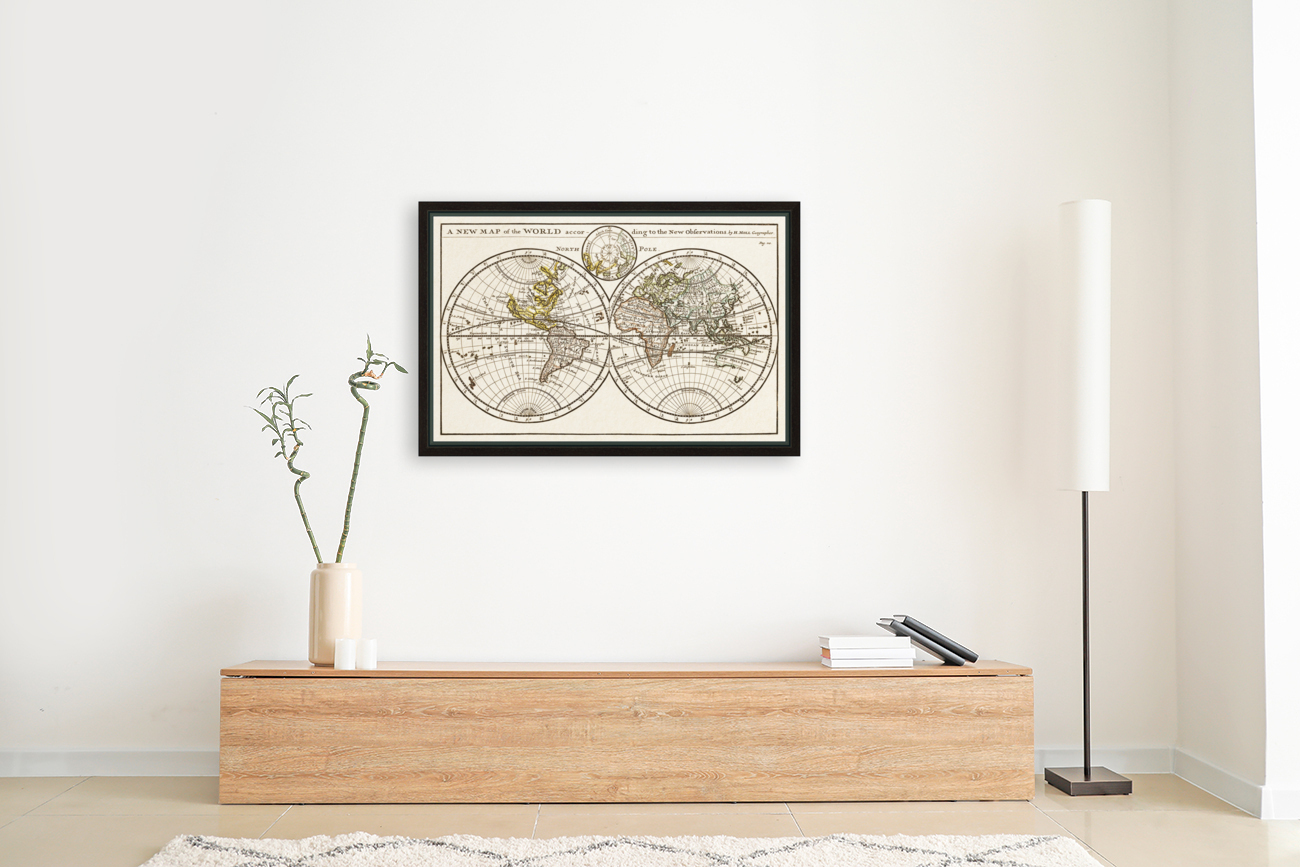 Vintage Maps  93 Reproduction