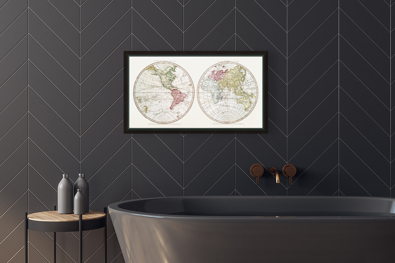 Vintage Maps  84 Reproduction