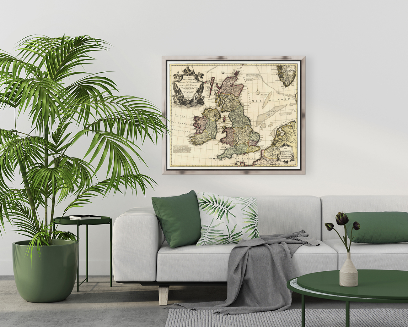 Vintage Maps  82 Reproduction