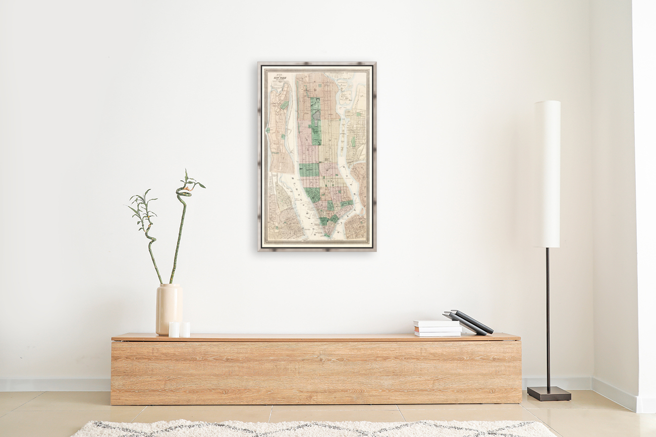 Vintage Maps  95 Reproduction