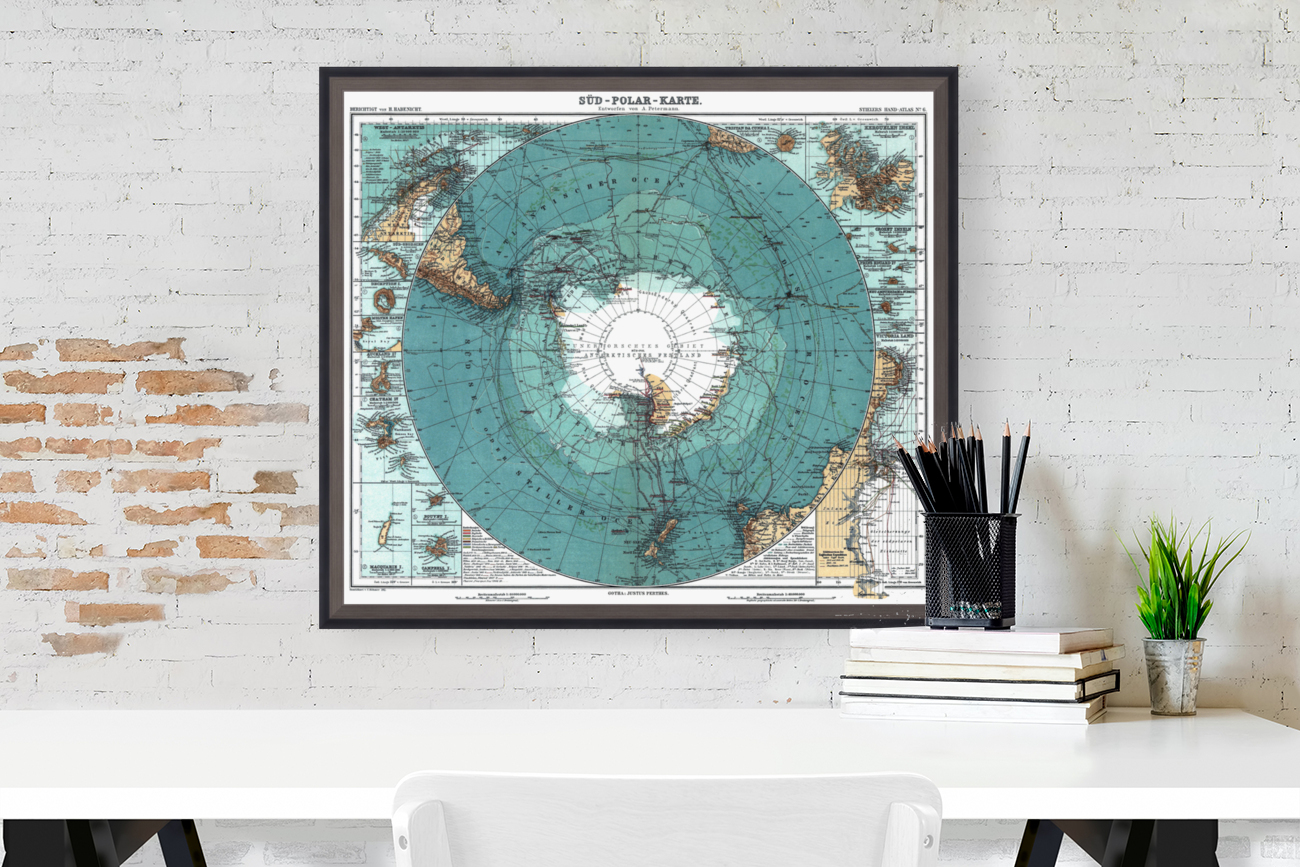 Vintage Maps  107 Reproduction