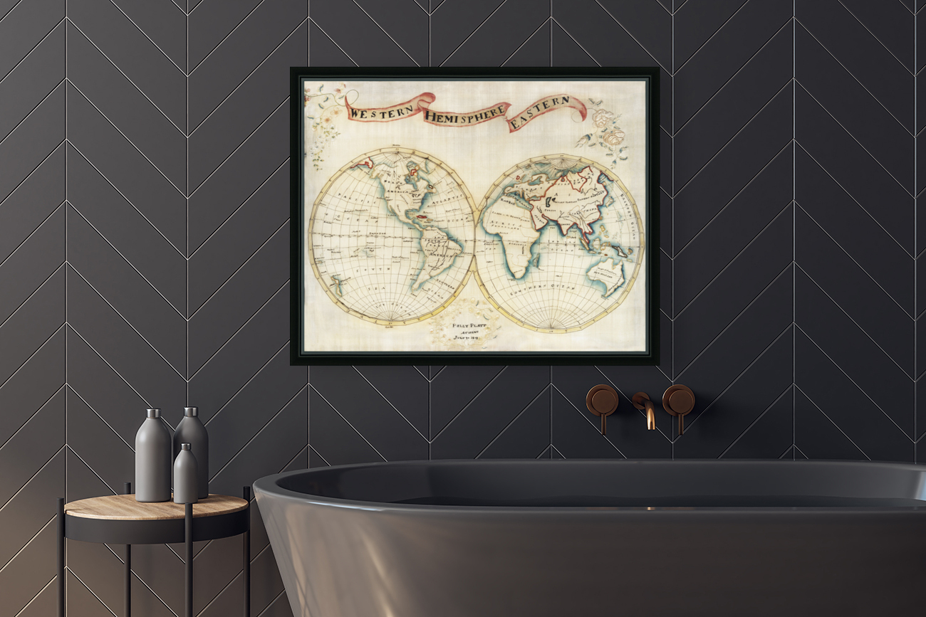 Vintage Maps  87 Reproduction